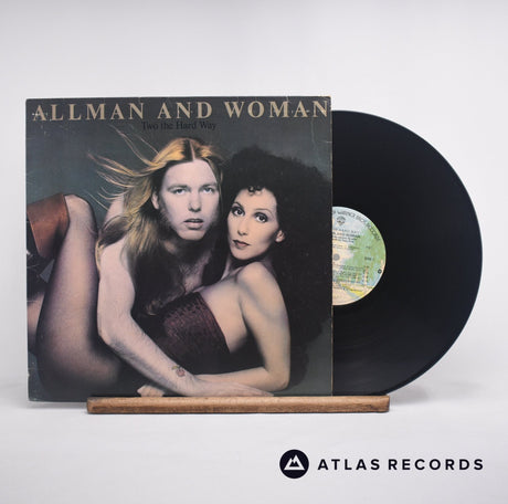 Allman And Woman Two The Hard Way LP Vinyl Record - Front Cover & Record