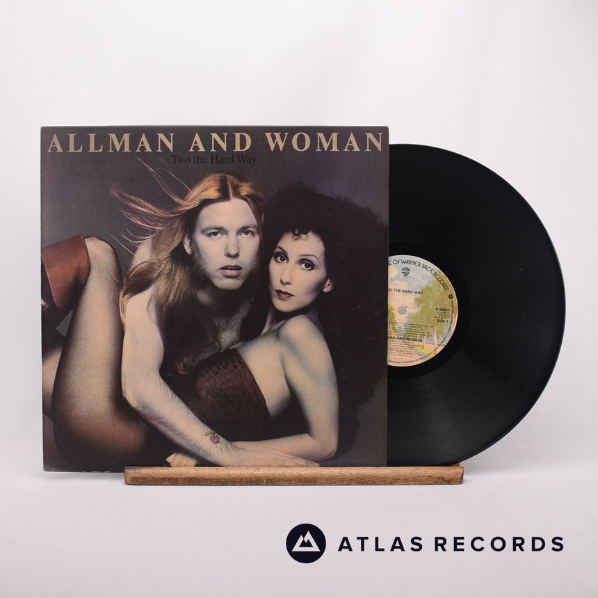 Allman And Woman Two The Hard Way LP Vinyl Record - Front Cover & Record