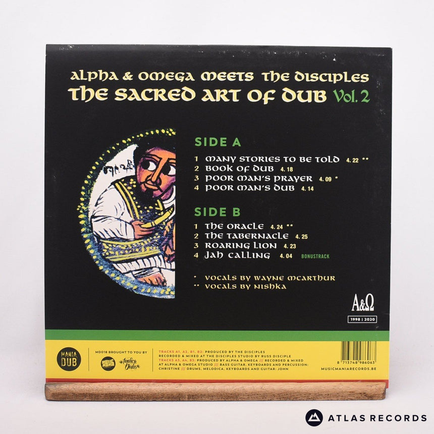 Alpha & Omega - The Sacred Art Of Dub Vol 2 - White LP Vinyl Record - VG+/NM