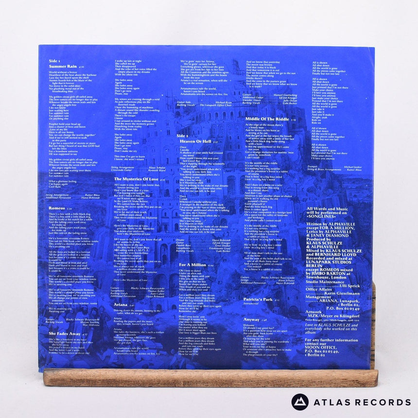 Alphaville - The Breathtaking Blue - A3 B LP Vinyl Record - VG+/NM