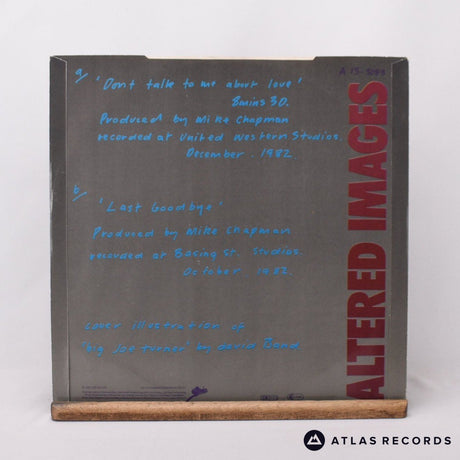 Altered Images - Don't Talk To Me About Love - 12" Vinyl Record - VG+/EX