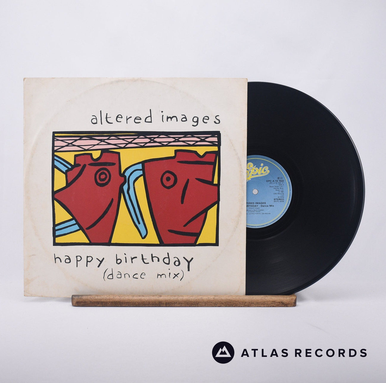 Altered Images Happy Birthday 12" Vinyl Record - Front Cover & Record