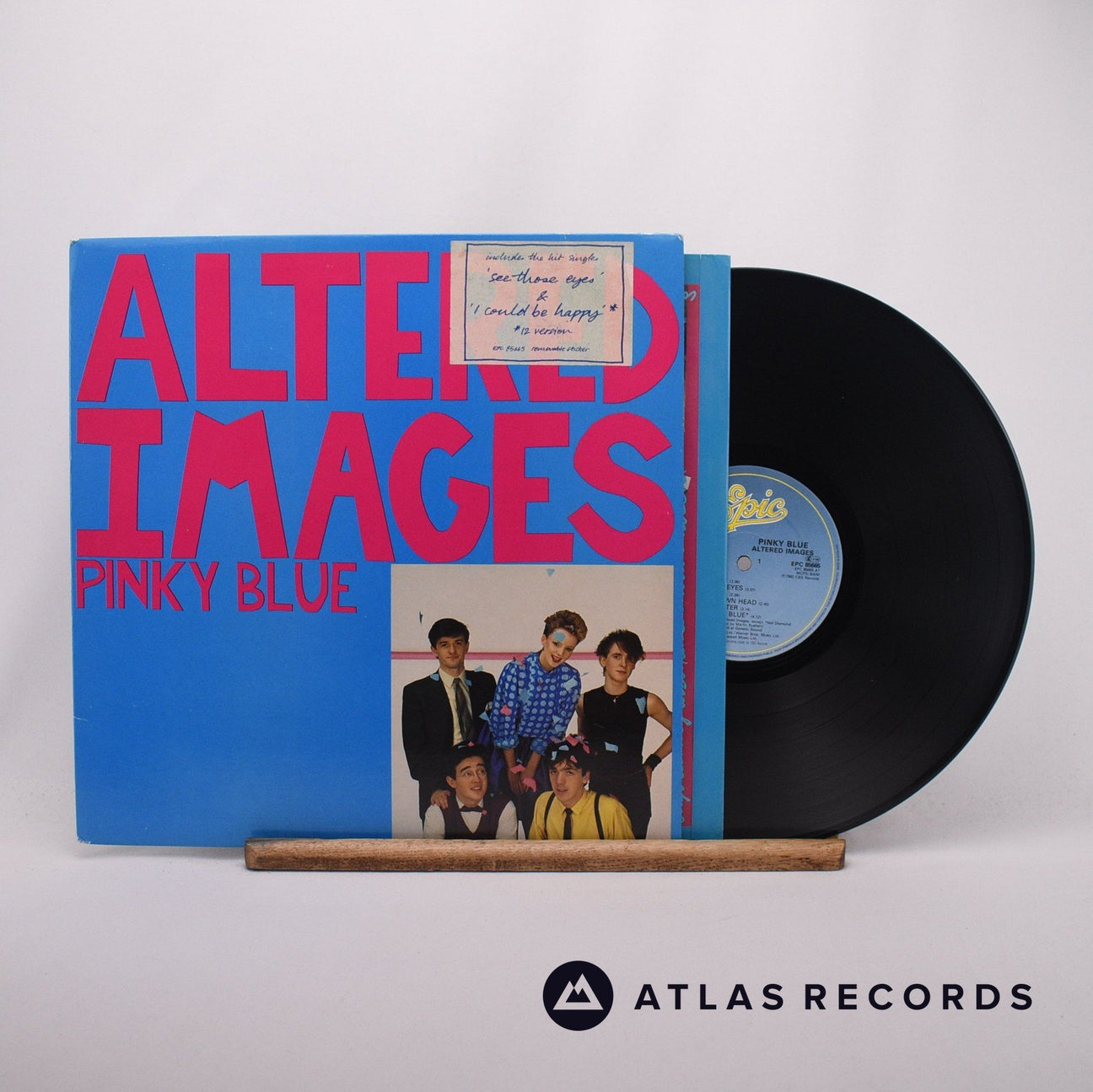Altered Images Pinky Blue LP Vinyl Record - Front Cover & Record