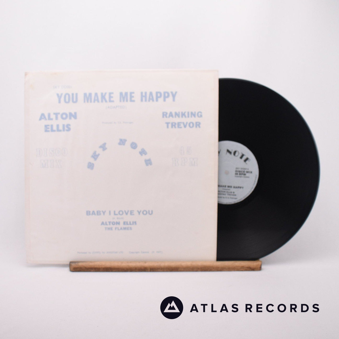 Alton Ellis You Make Me Happy 12" Vinyl Record - Front Cover & Record