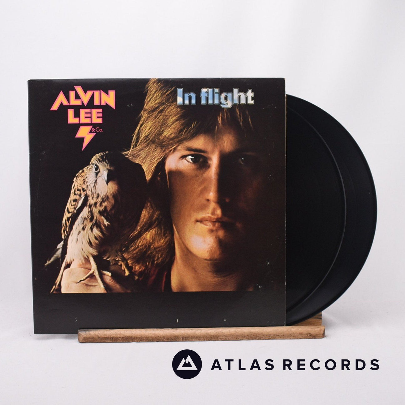 Alvin Lee & Co. In Flight 2 x LP Vinyl Record - Front Cover & Record
