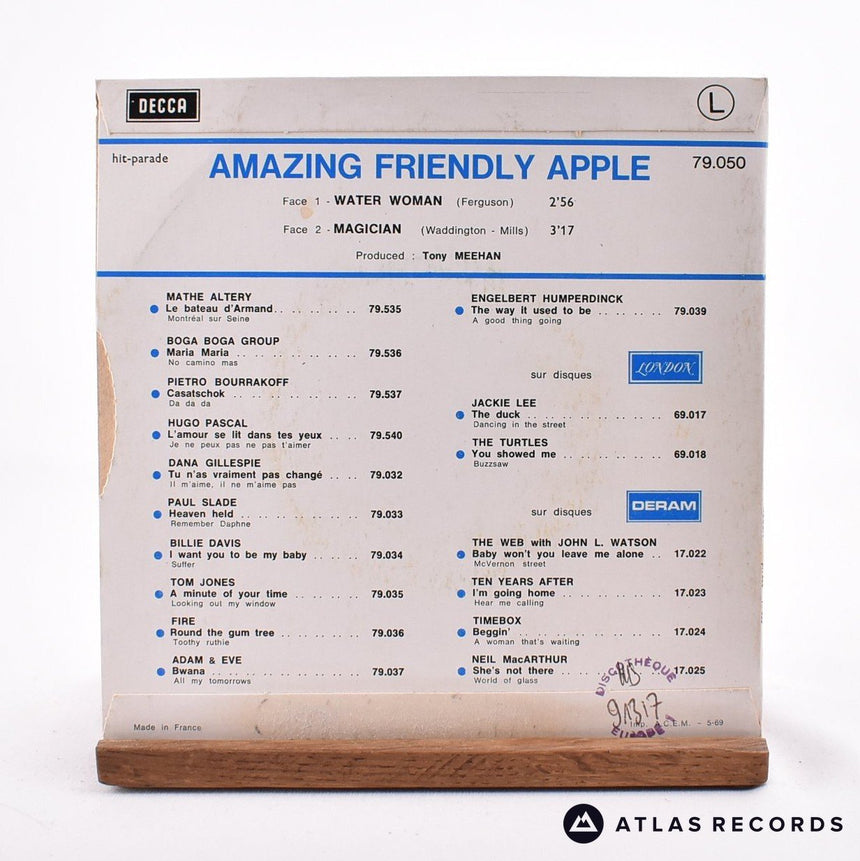 Amazing Friendly Apple - Water Woman - 7" Vinyl Record - VG+/VG+