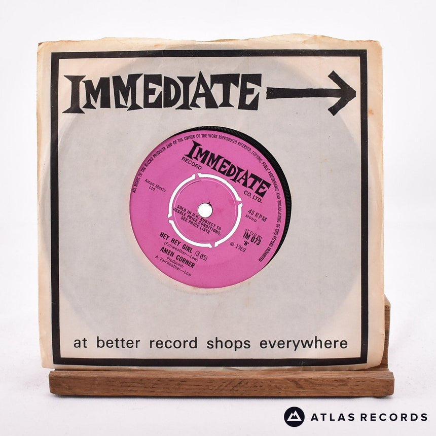 Amen Corner - (If Paradise Is) Half As Nice - Mono 7" Vinyl Record - VG+/VG+