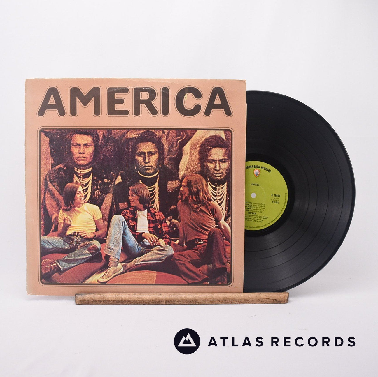 America America LP Vinyl Record - Front Cover & Record