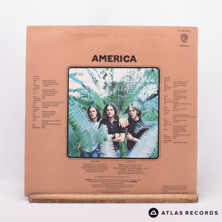 America - America - LP Vinyl Record - VG+/EX