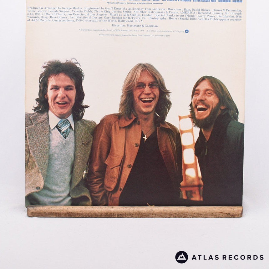 America - Hearts - A1 B1 LP Vinyl Record - EX/EX