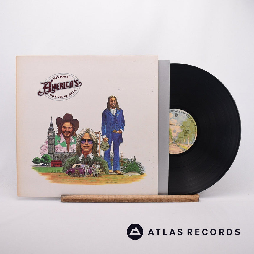 America History · America's Greatest Hits LP Vinyl Record - Front Cover & Record