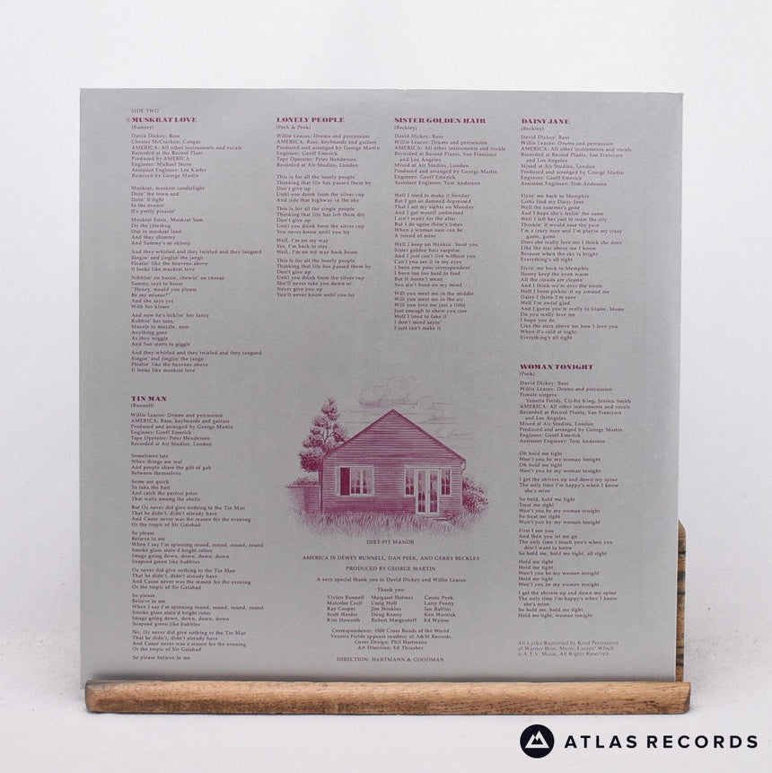 America - History · America's Greatest Hits - Reissue LP Vinyl Record - VG+/VG+