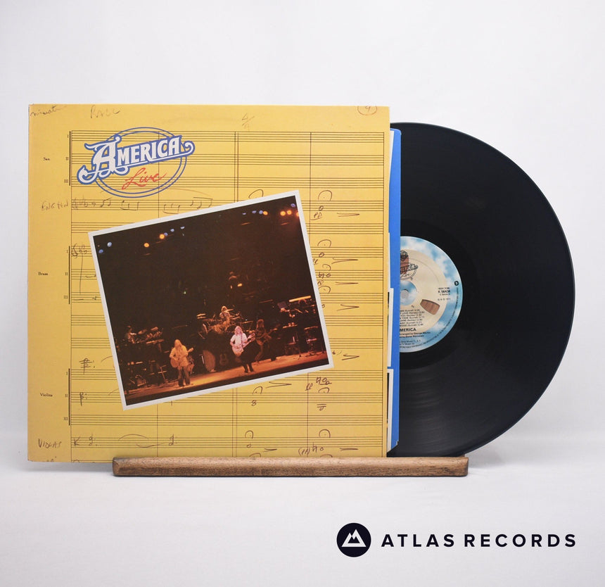 America Live LP Vinyl Record - Front Cover & Record
