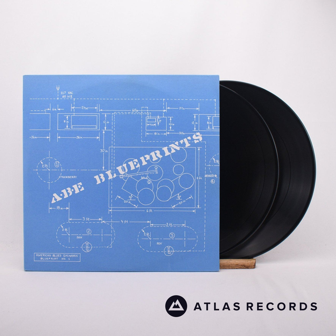 American Blues Exchange Blueprints 2 x LP Vinyl Record - Front Cover & Record