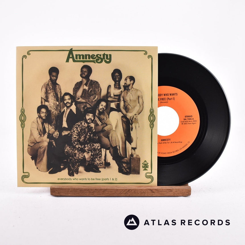 Amnesty Everybody Who Wants To Be Free 7" Vinyl Record - Front Cover & Record
