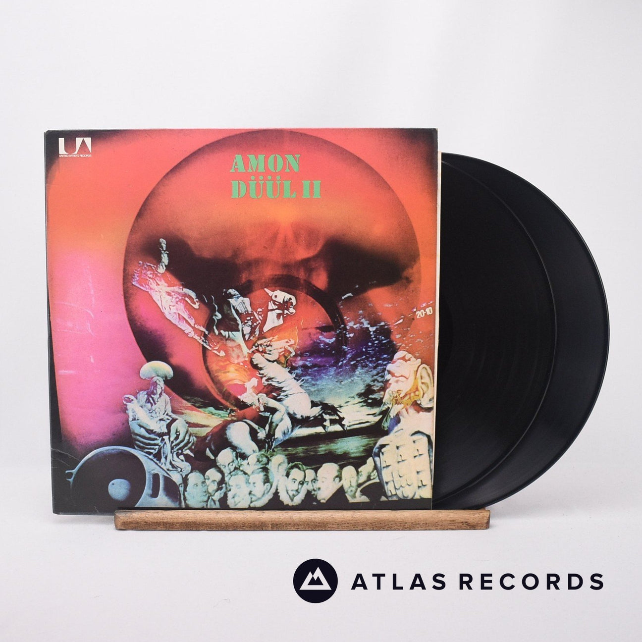 Amon Düül II Dance Of The Lemmings 2 x LP Vinyl Record - Front Cover & Record