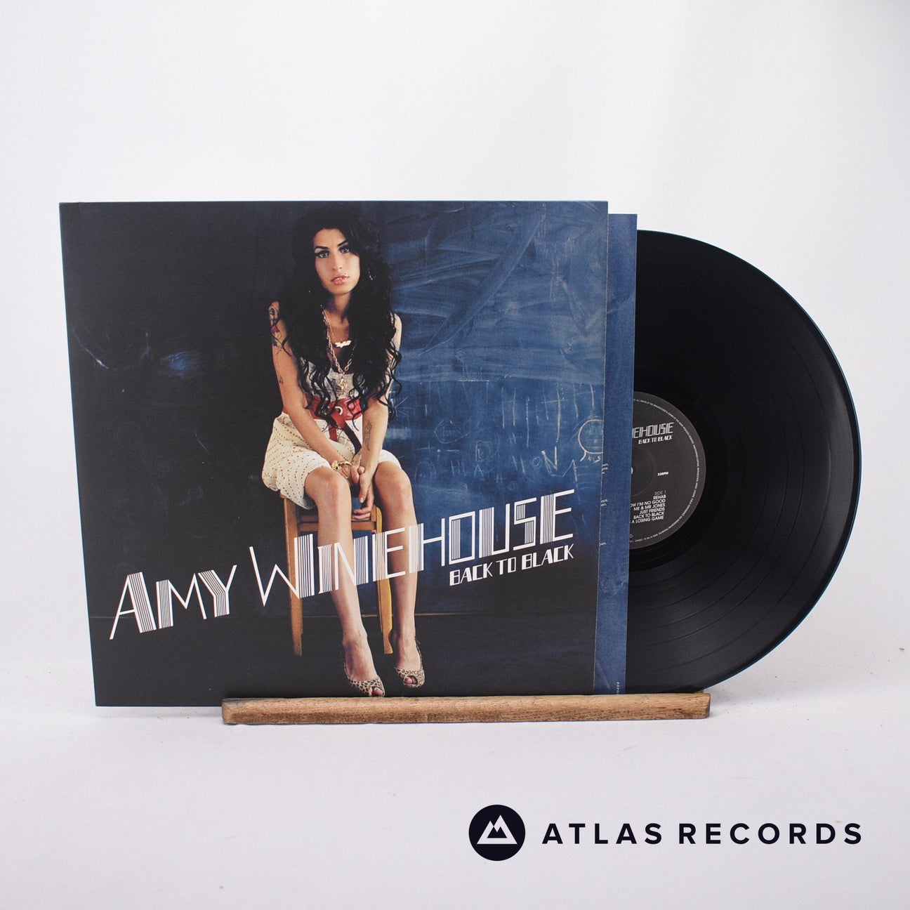 Amy Winehouse Back To Black LP Vinyl Record - Front Cover & Record