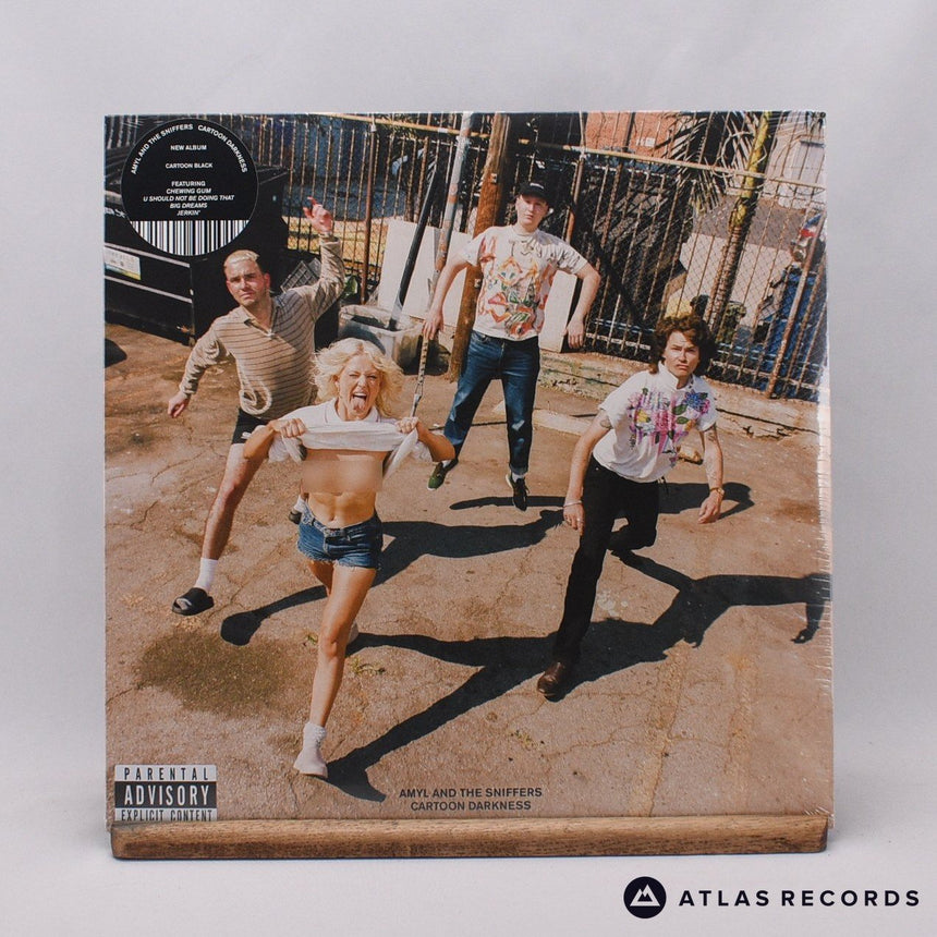 Amyl and The Sniffers Cartoon Darkness LP Vinyl Record - Front Cover & Record