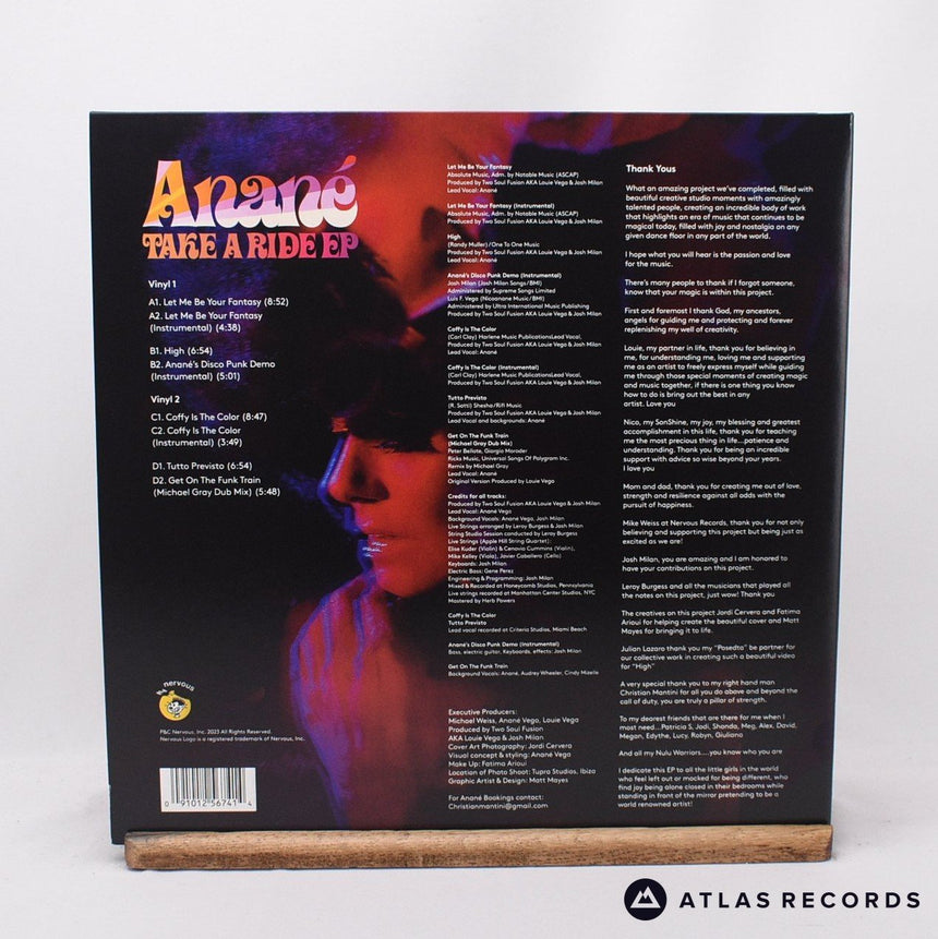 Anané - Take A Ride EP - Gatefold 2 x 12" Vinyl Record - NM/NM