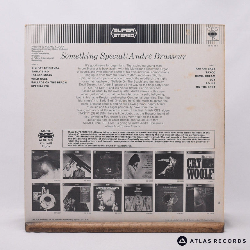 André Brasseur - Something Special - LP Vinyl Record - VG+/EX