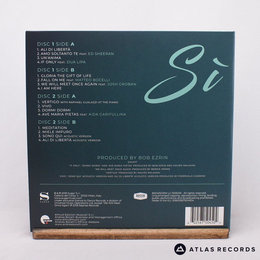 Andrea Bocelli - Si - Gatefold A1 B1 C1 D1 2 x LP Vinyl Record - NM/EX