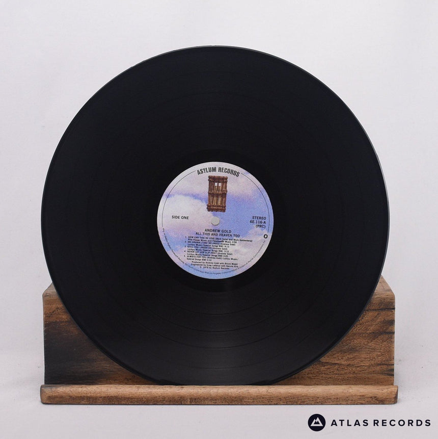 Andrew Gold - All This And Heaven Too - LP Vinyl Record - EX/EX