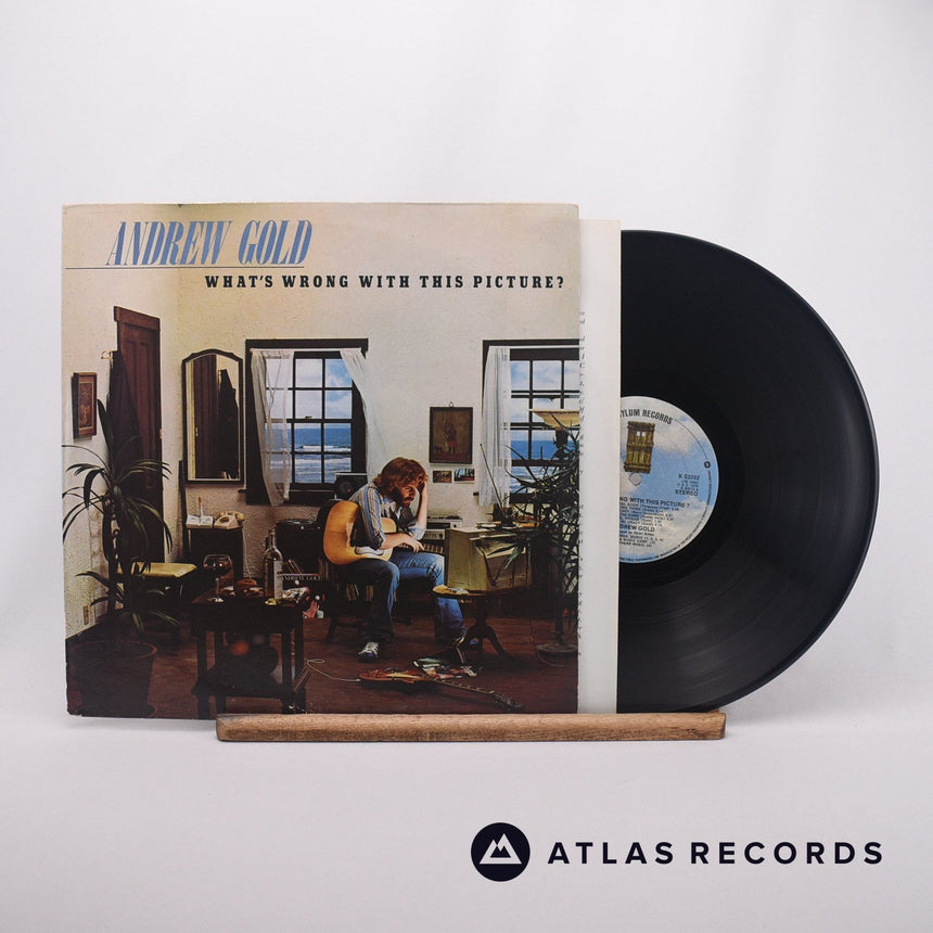 Andrew Gold What's Wrong With This Picture? LP Vinyl Record - Front Cover & Record