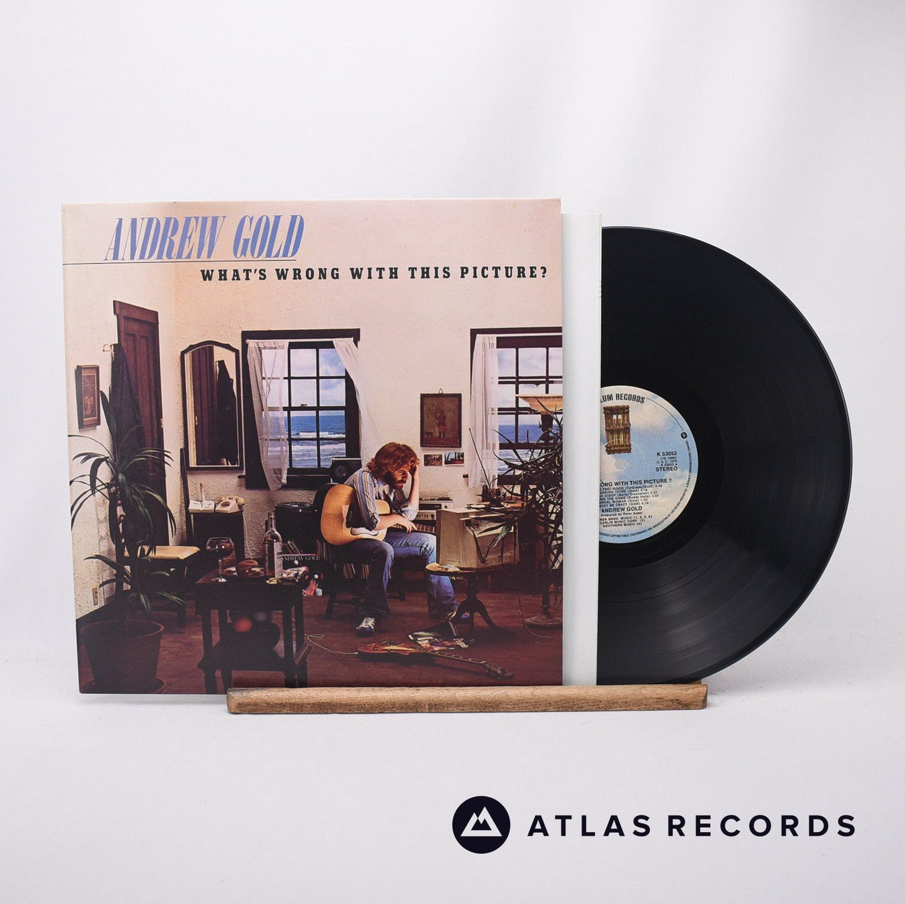 Andrew Gold What's Wrong With This Picture? LP Vinyl Record - Front Cover & Record