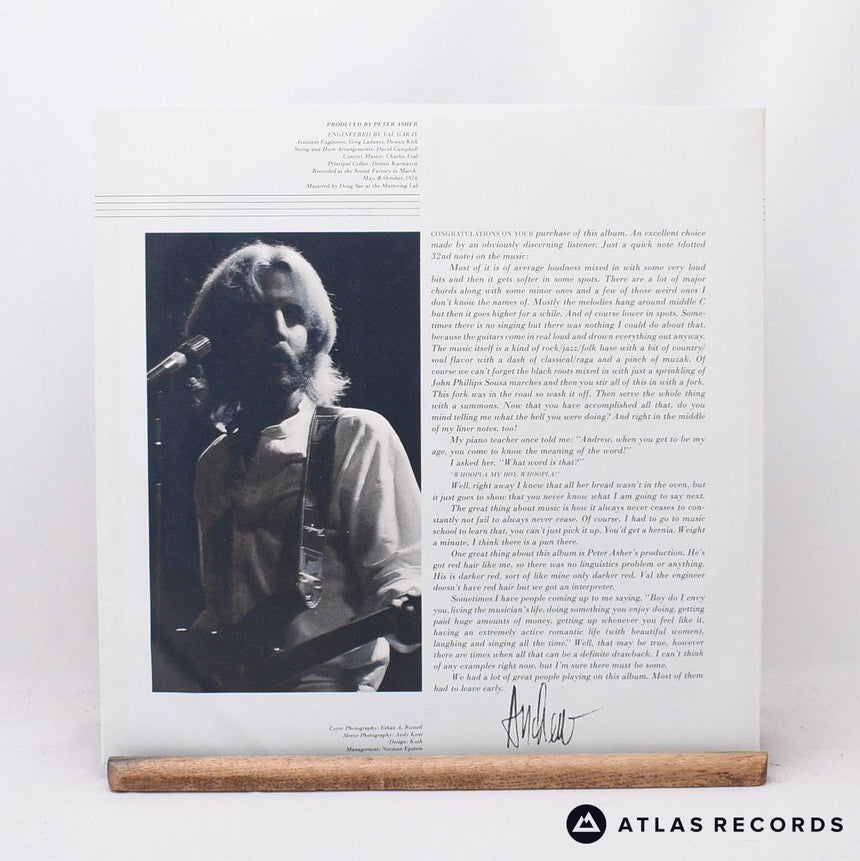 Andrew Gold - What's Wrong With This Picture? - LP Vinyl Record - EX/NM