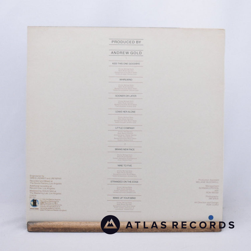 Andrew Gold - Whirlwind - LP Vinyl Record - VG+/EX
