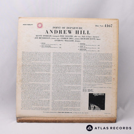 Andrew Hill - Point Of Departure - First Press Mono A B LP Vinyl Record - VG/VG+