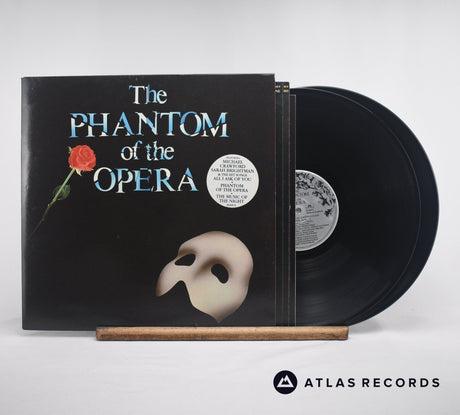 Andrew Lloyd Webber The Phantom Of The Opera Double LP Vinyl Record - Front Cover & Record
