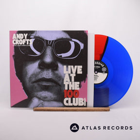 Andy Crofts Live At The 100 Club LP Vinyl Record - Front Cover & Record
