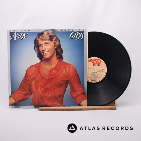 Andy Gibb Shadow Dancing LP Vinyl Record - Front Cover & Record