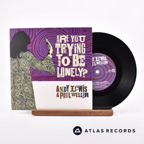 Andy Lewis Are You Trying To Be Lonely? 7" Vinyl Record - Front Cover & Record