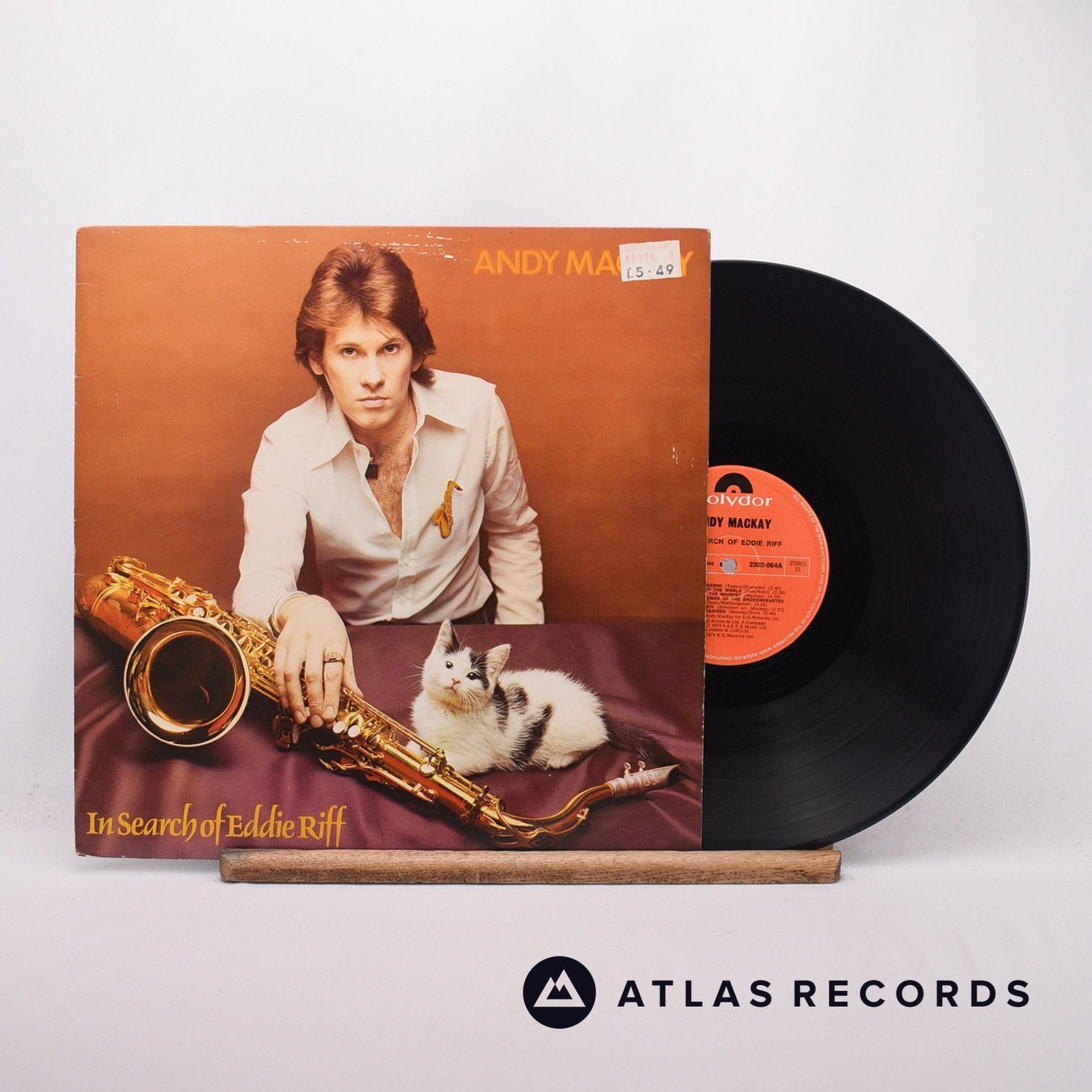 Andy Mackay In Search Of Eddie Riff LP Vinyl Record - Front Cover & Record