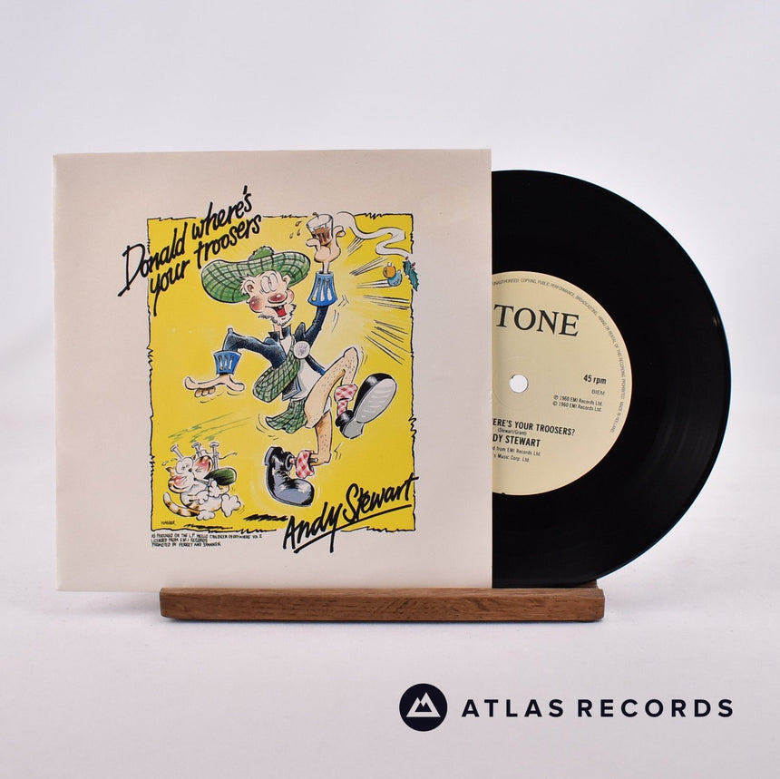 Andy Stewart Donald Where's Your Troosers? 7" Vinyl Record - Front Cover & Record