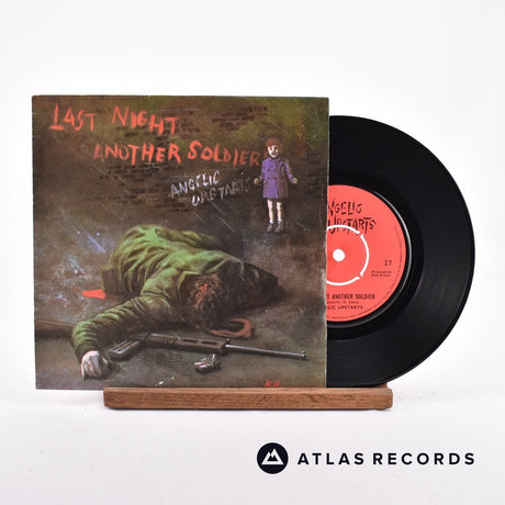 Angelic Upstarts Last Night Another Soldier 7" Vinyl Record - Front Cover & Record