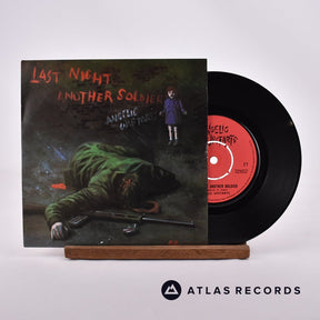 Angelic Upstarts Last Night Another Soldier 7" Vinyl Record - Front Cover & Record