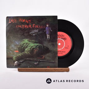 Angelic Upstarts Last Night Another Soldier 7" Vinyl Record - Front Cover & Record