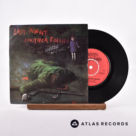 Angelic Upstarts Last Night Another Soldier 7" Vinyl Record - Front Cover & Record