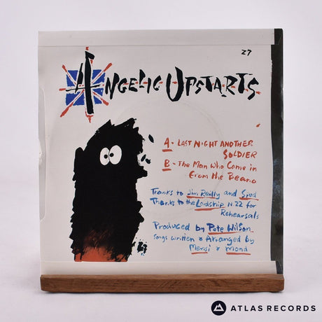 Angelic Upstarts - Last Night Another Soldier - 7" Vinyl Record - EX/EX