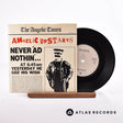 Angelic Upstarts Never 'Ad Nothin' 7" Vinyl Record - Front Cover & Record