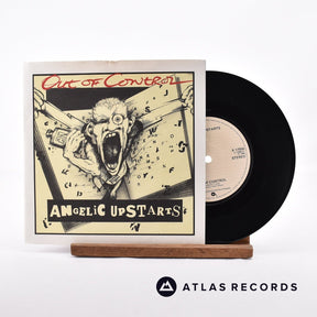Angelic Upstarts Out Of Control 7" Vinyl Record - Front Cover & Record