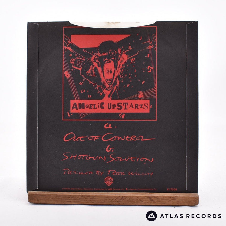 Angelic Upstarts - Out Of Control - 7" Vinyl Record - EX/EX