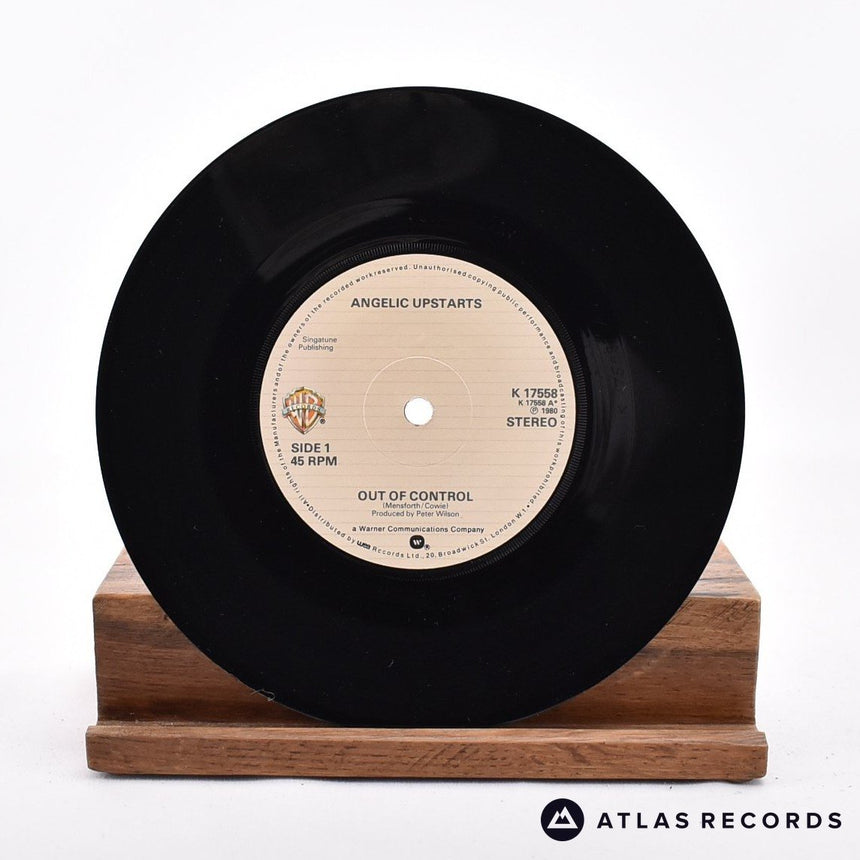 Angelic Upstarts - Out Of Control - 7" Vinyl Record - EX/EX