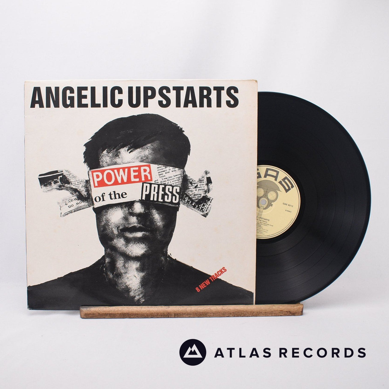 Angelic Upstarts Power Of The Press LP Vinyl Record - Front Cover & Record