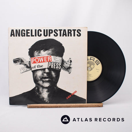 Angelic Upstarts Power Of The Press LP Vinyl Record - Front Cover & Record