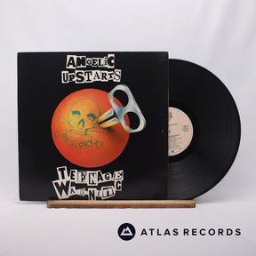 Angelic Upstarts Teenage Warning LP Vinyl Record - Front Cover & Record
