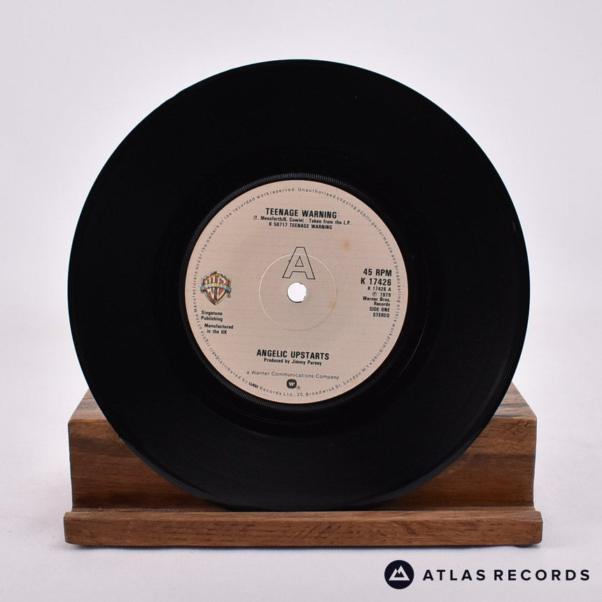 Angelic Upstarts - Teenage Warning - 7" Vinyl Record - EX/EX